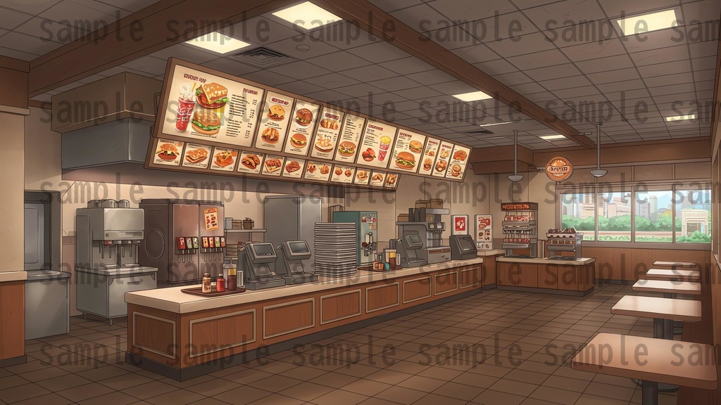 【96枚】遊園地・テーマパーク 背景イラスト/風景画像【著作権フリー素材】