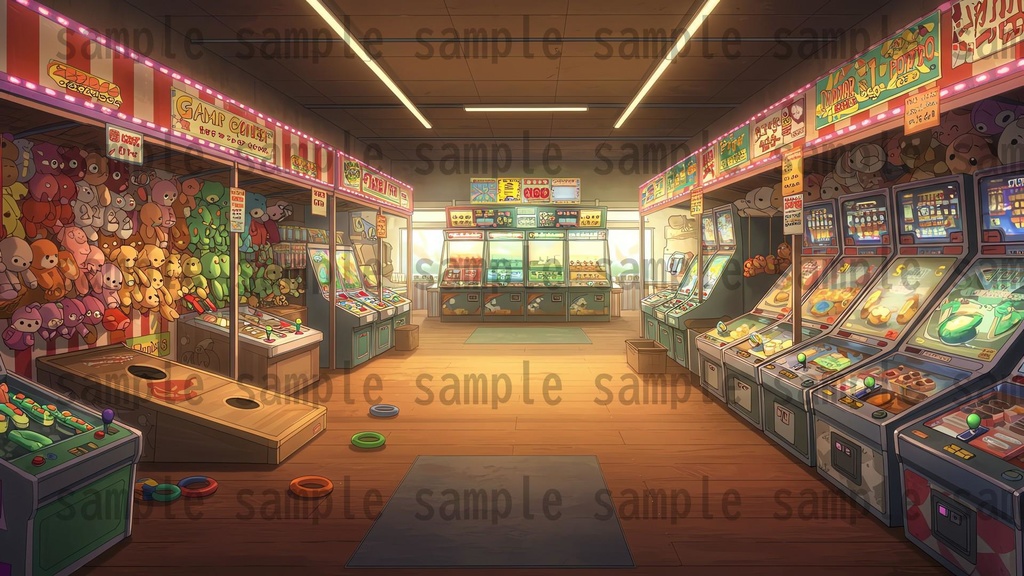 【96枚】遊園地・テーマパーク 背景イラスト/風景画像【著作権フリー素材】