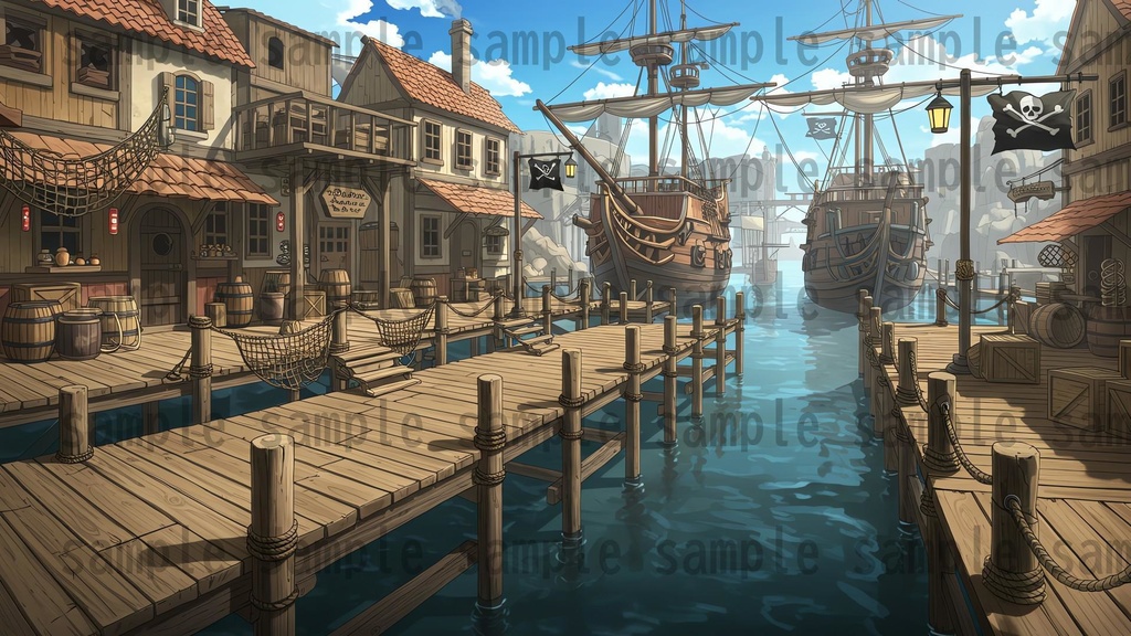 【96枚】遊園地・テーマパーク 背景イラスト/風景画像【著作権フリー素材】