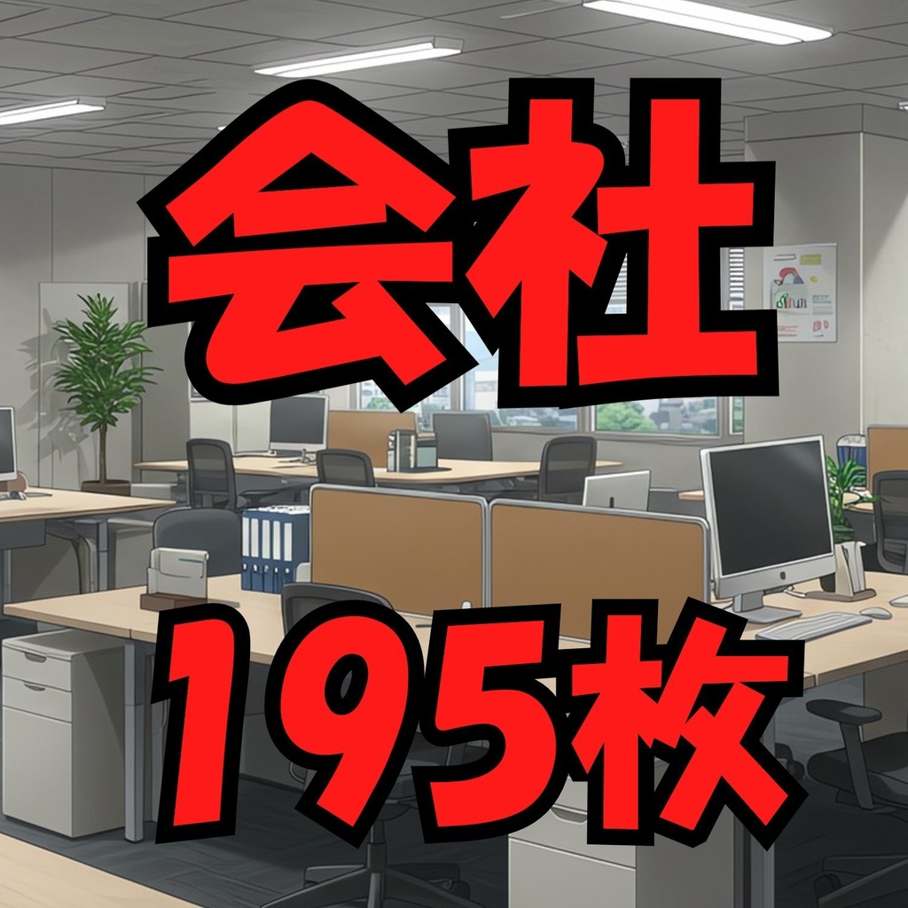 【195枚】会社・オフィス内 背景イラスト【著作権フリー素材】