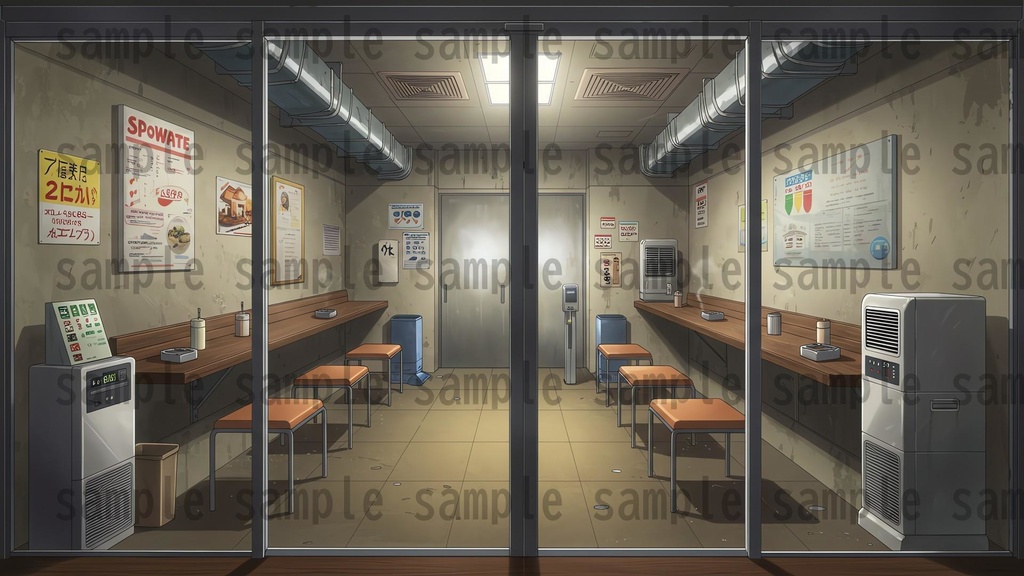 【195枚】会社・オフィス内 背景イラスト【著作権フリー素材】