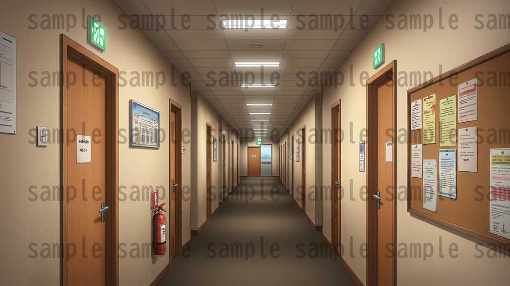 【195枚】会社・オフィス内 背景イラスト【著作権フリー素材】