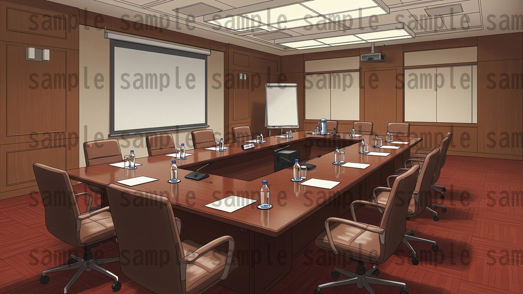 【195枚】会社・オフィス内 背景イラスト【著作権フリー素材】