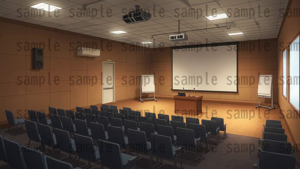 【195枚】会社・オフィス内 背景イラスト【著作権フリー素材】