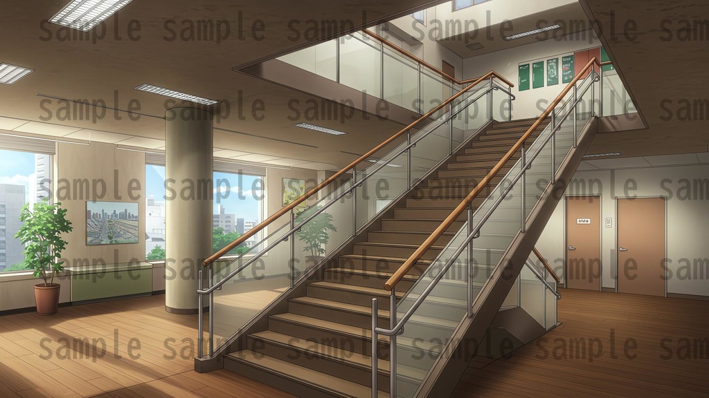 【195枚】会社・オフィス内 背景イラスト【著作権フリー素材】