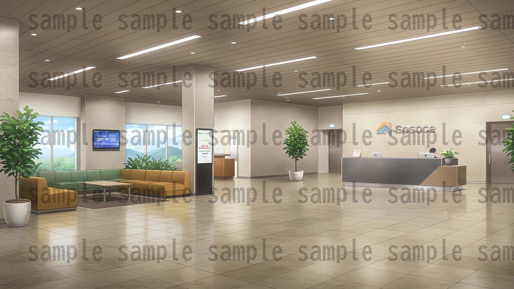 【195枚】会社・オフィス内 背景イラスト【著作権フリー素材】