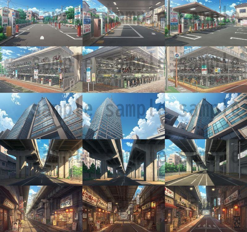 【1660枚】街中の野外 背景イラスト【著作権フリー素材】※1156枚追加しました!