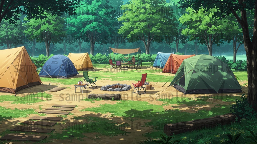 【1660枚】街中の野外 背景イラスト【著作権フリー素材】※1156枚追加しました!