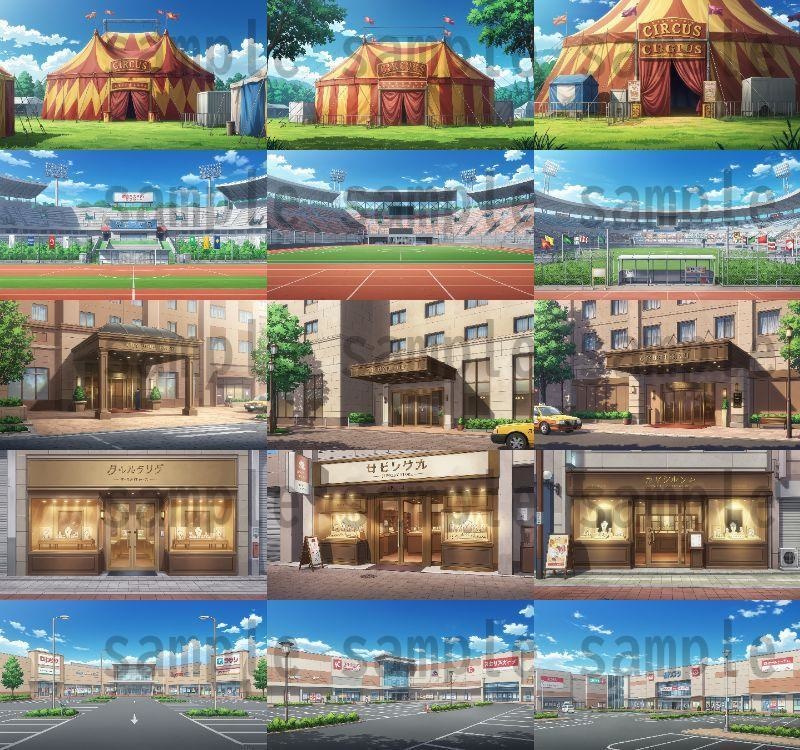 【1660枚】街中の野外 背景イラスト【著作権フリー素材】※1156枚追加しました!