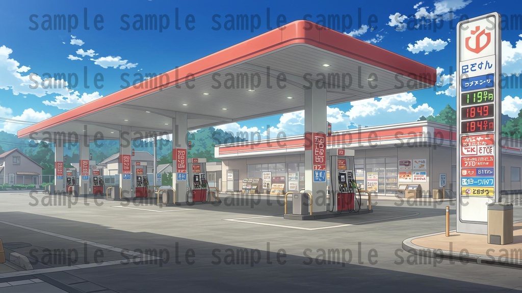 【1660枚】街中の野外 背景イラスト【著作権フリー素材】※1156枚追加しました!