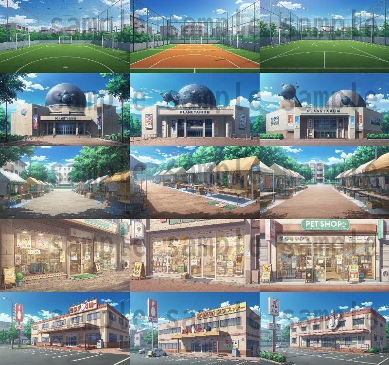 【1660枚】街中の野外 背景イラスト【著作権フリー素材】※1156枚追加しました!