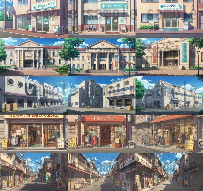 【1660枚】街中の野外 背景イラスト【著作権フリー素材】※1156枚追加しました!