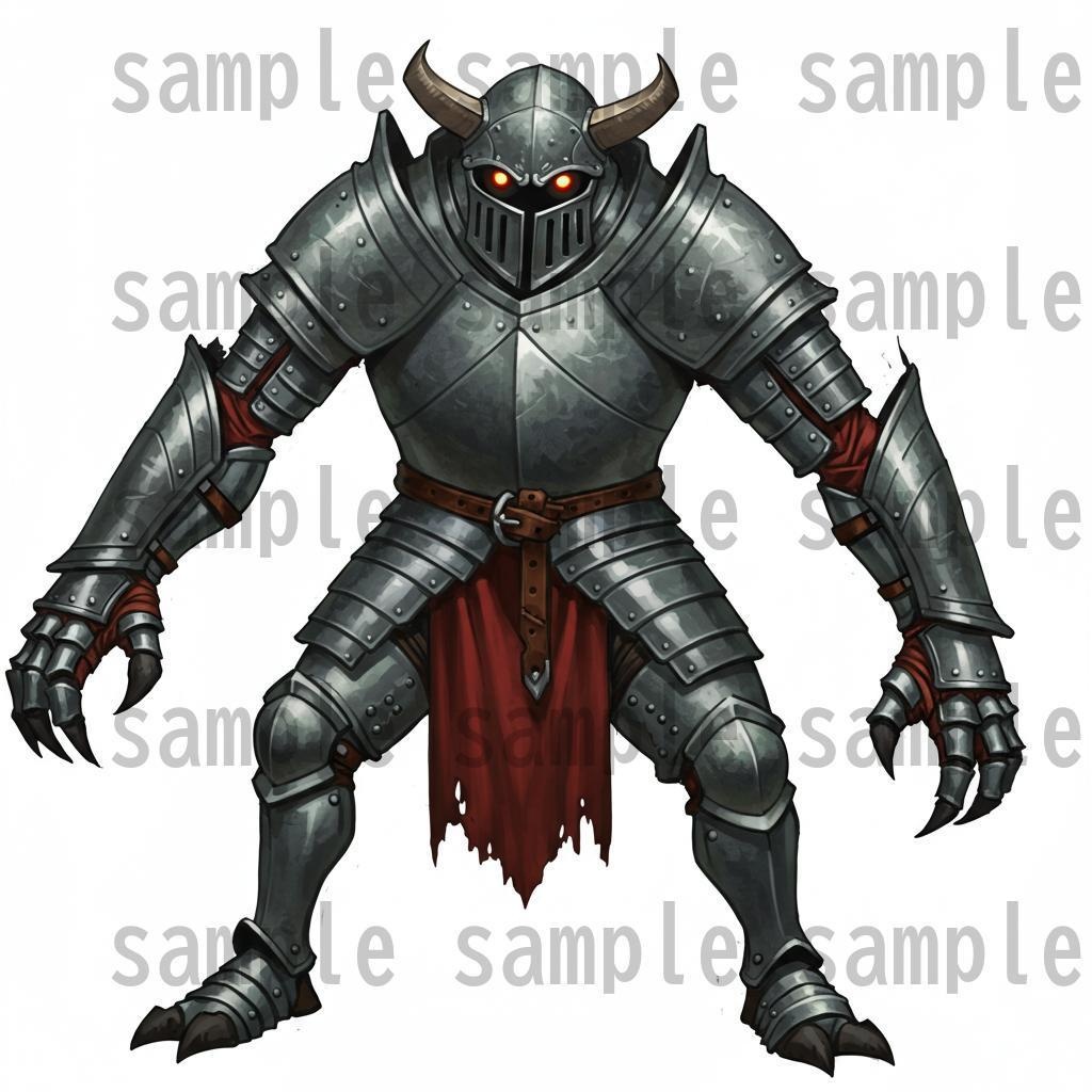 【694枚】モンスター(敵キャラ・モブ)立ち絵イラスト【著作権フリー素材】