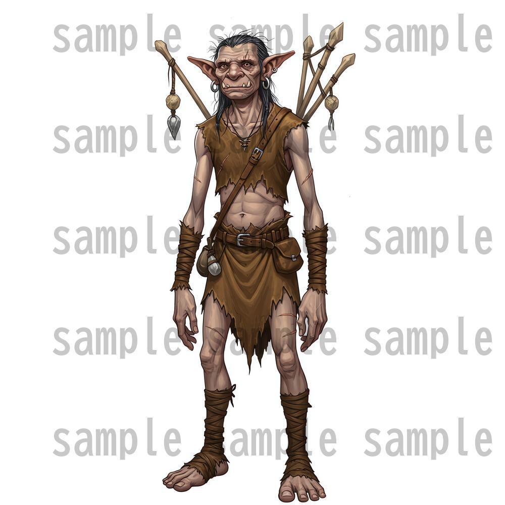 【122枚】獣人・亜人 61種x各2枚 イラスト立ち絵【著作権フリー素材】