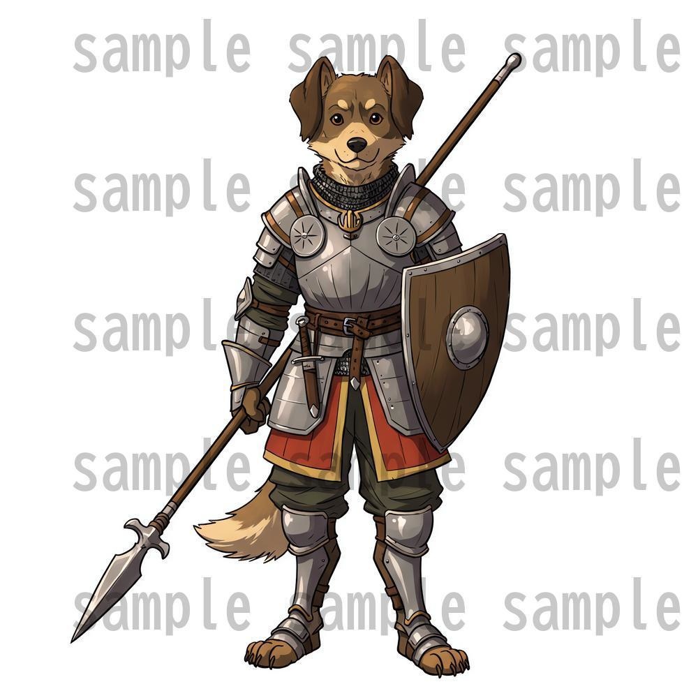 【122枚】獣人・亜人 61種x各2枚 イラスト立ち絵【著作権フリー素材】