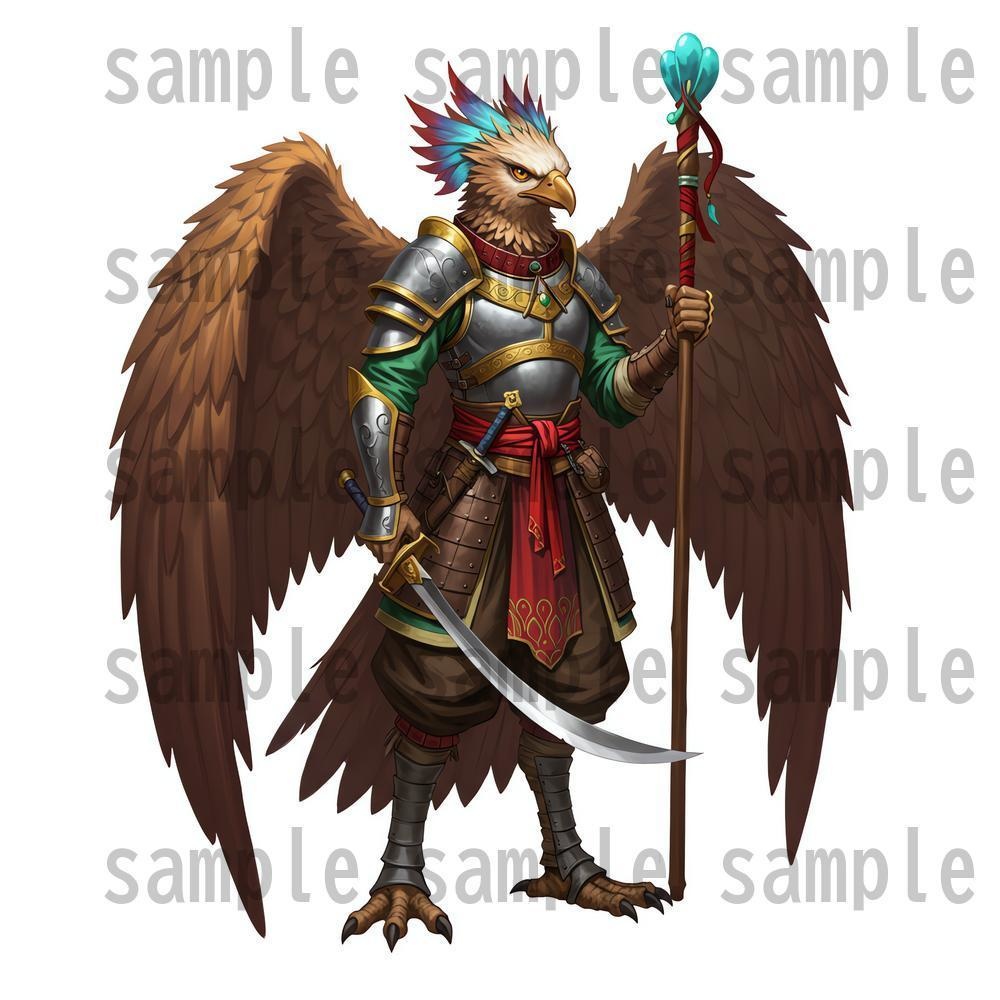 【122枚】獣人・亜人 61種x各2枚 イラスト立ち絵【著作権フリー素材】