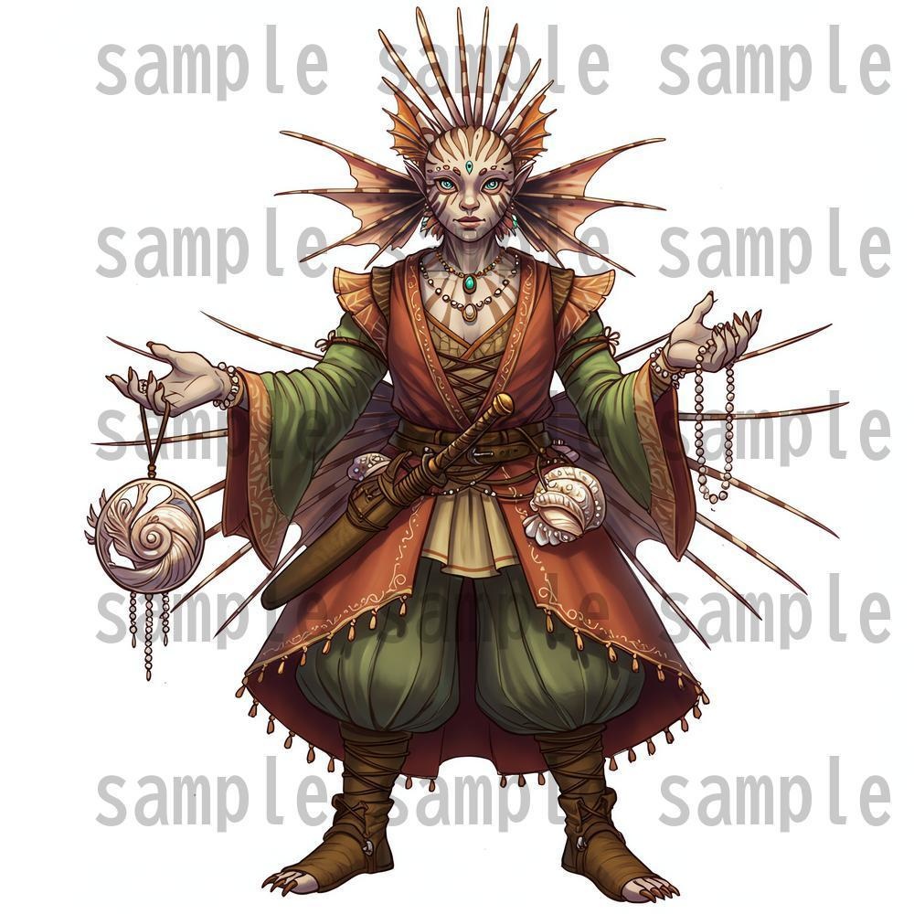 【122枚】獣人・亜人 61種x各2枚 イラスト立ち絵【著作権フリー素材】