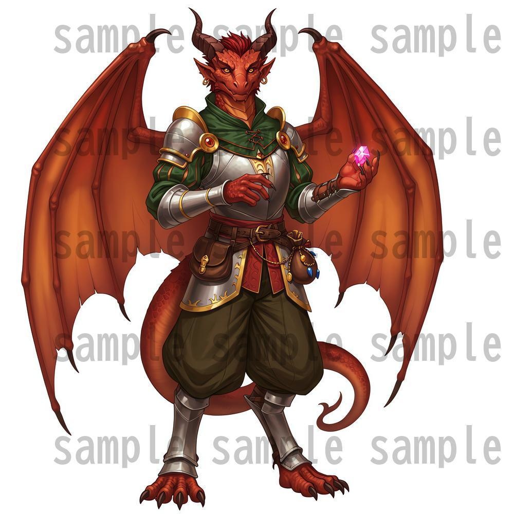 【122枚】獣人・亜人 61種x各2枚 イラスト立ち絵【著作権フリー素材】