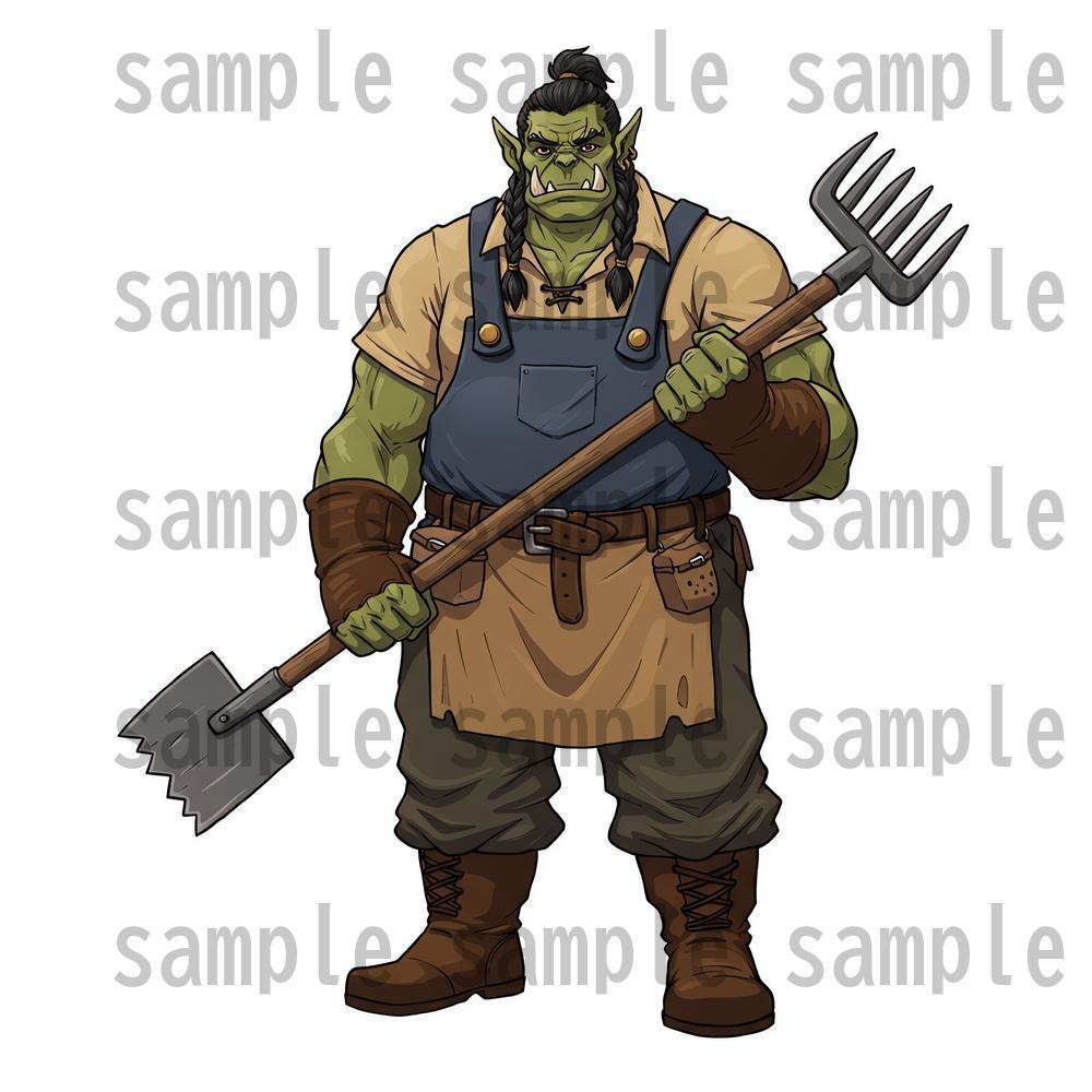 【122枚】獣人・亜人 61種x各2枚 イラスト立ち絵【著作権フリー素材】