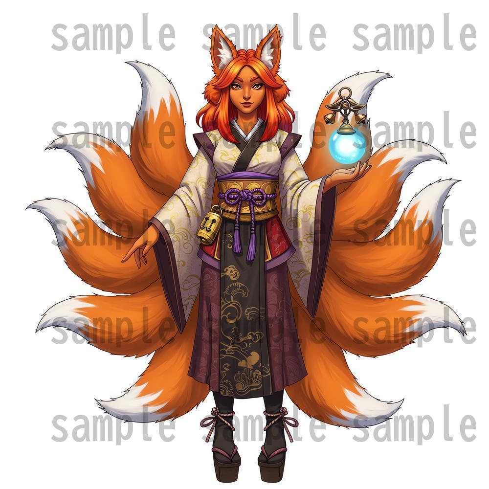 【122枚】獣人・亜人 61種x各2枚 イラスト立ち絵【著作権フリー素材】