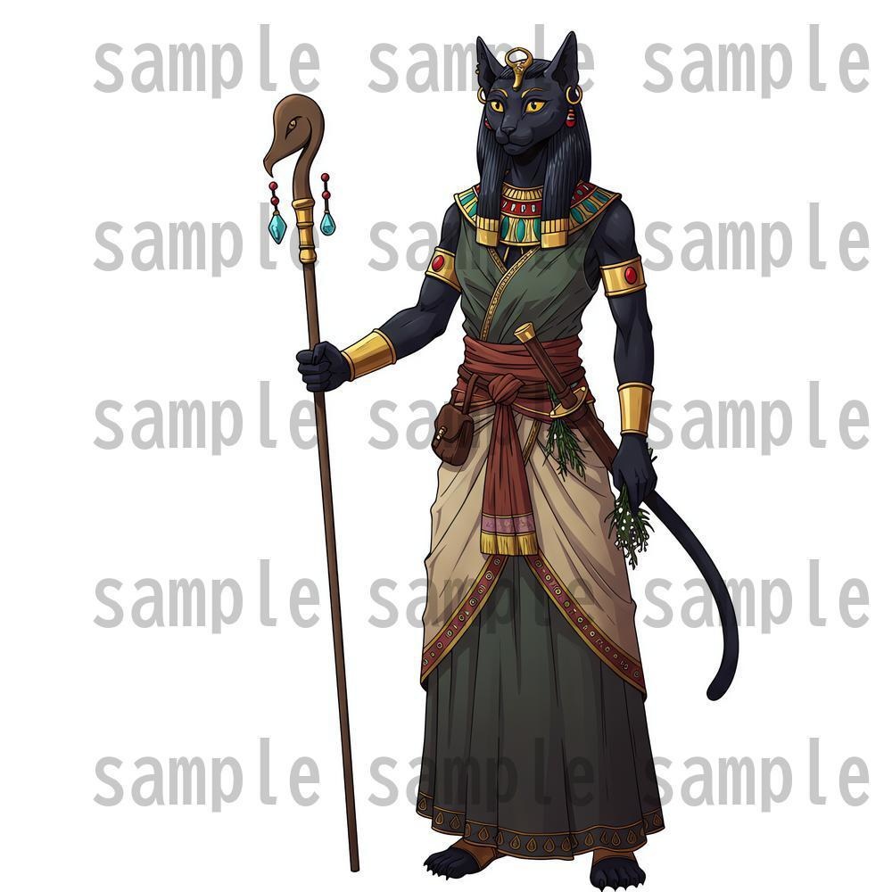 【122枚】獣人・亜人 61種x各2枚 イラスト立ち絵【著作権フリー素材】