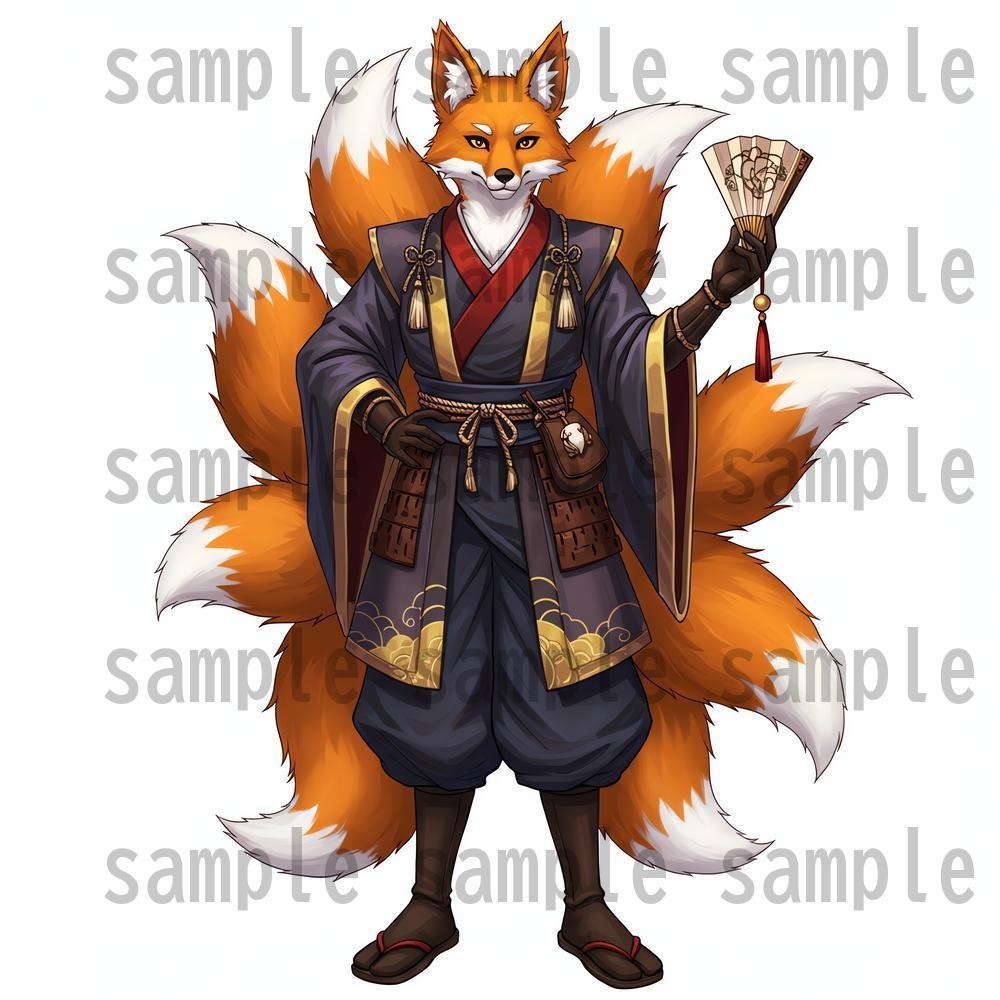 【122枚】獣人・亜人 61種x各2枚 イラスト立ち絵【著作権フリー素材】