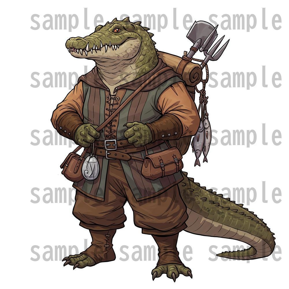 【122枚】獣人・亜人 61種x各2枚 イラスト立ち絵【著作権フリー素材】