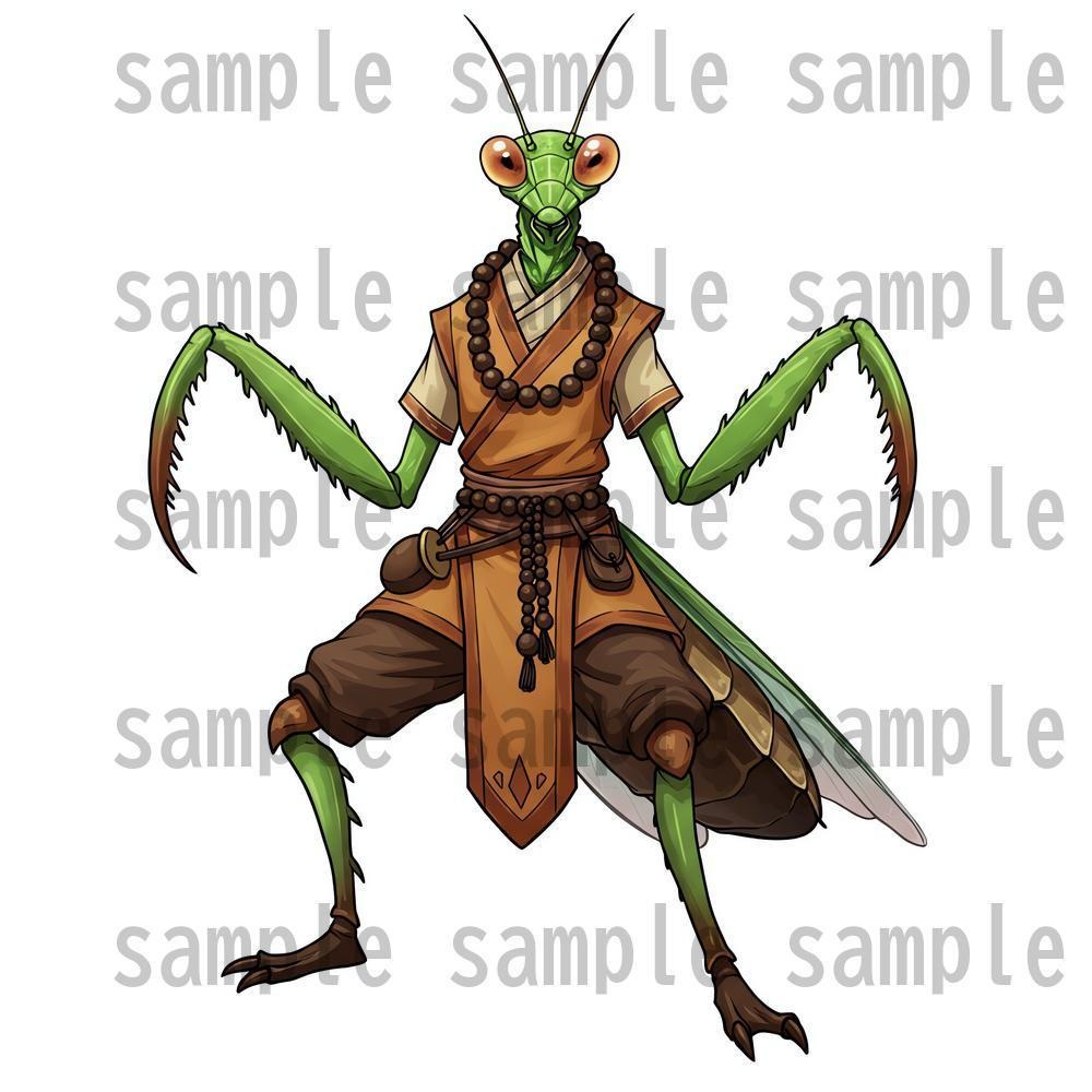 【122枚】獣人・亜人 61種x各2枚 イラスト立ち絵【著作権フリー素材】