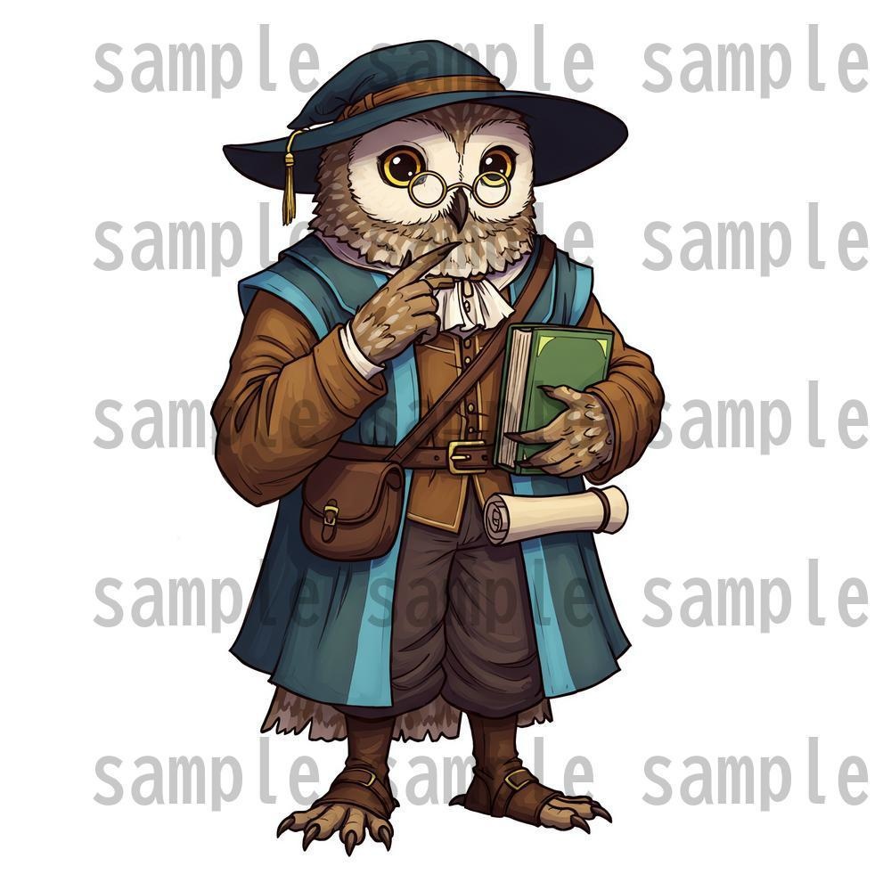 【122枚】獣人・亜人 61種x各2枚 イラスト立ち絵【著作権フリー素材】