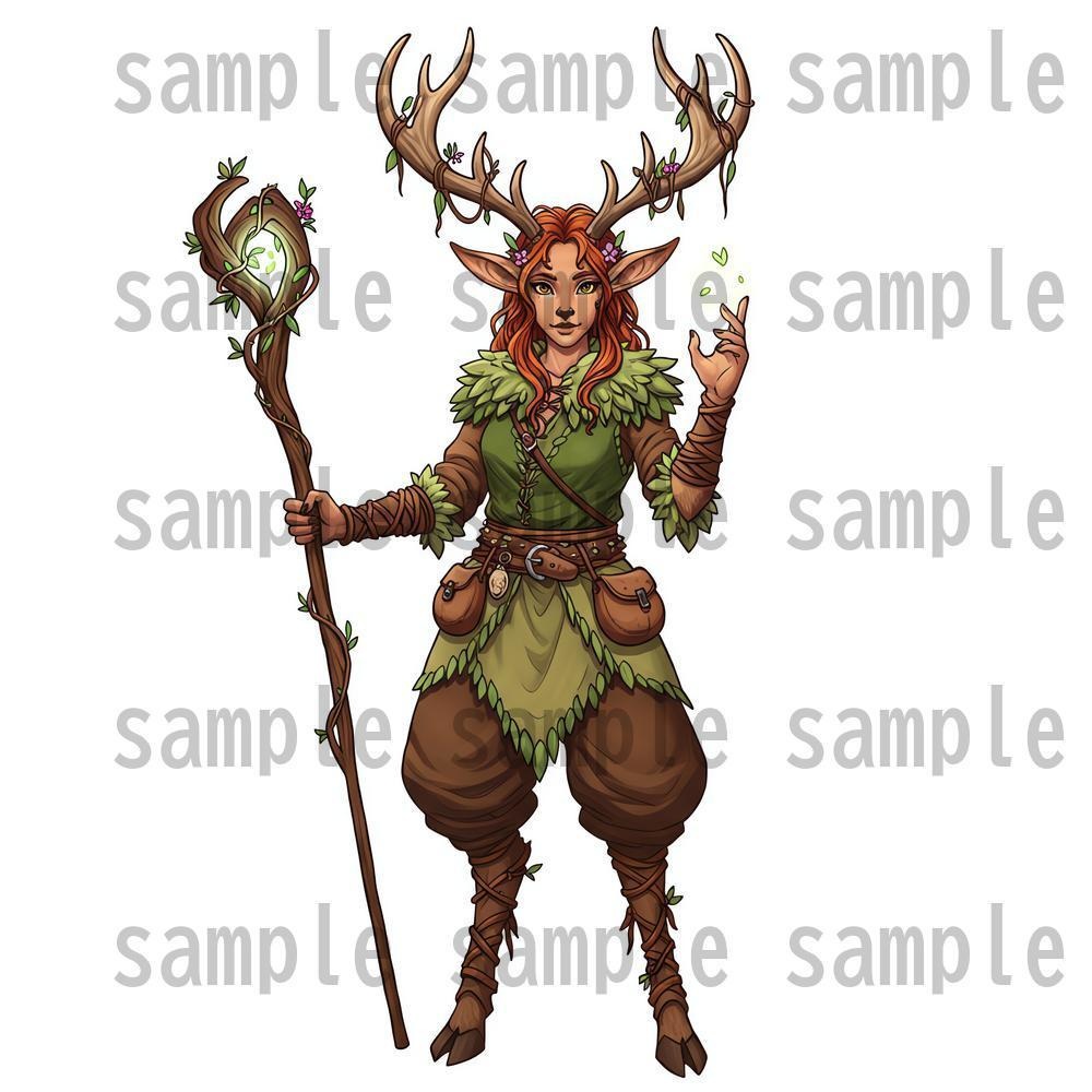 【122枚】獣人・亜人 61種x各2枚 イラスト立ち絵【著作権フリー素材】