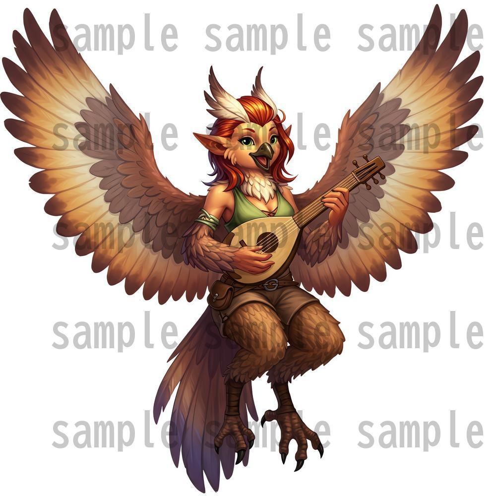 【122枚】獣人・亜人 61種x各2枚 イラスト立ち絵【著作権フリー素材】