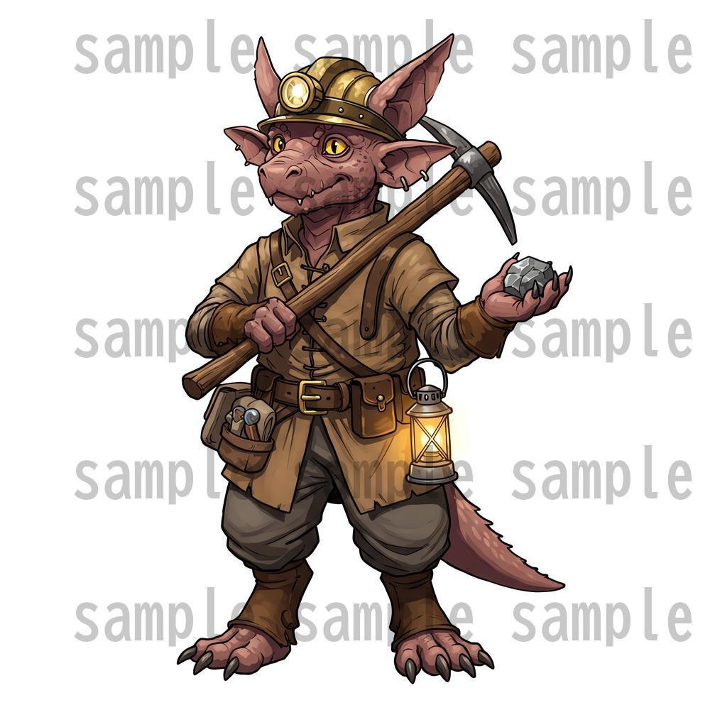 【122枚】獣人・亜人 61種x各2枚 イラスト立ち絵【著作権フリー素材】