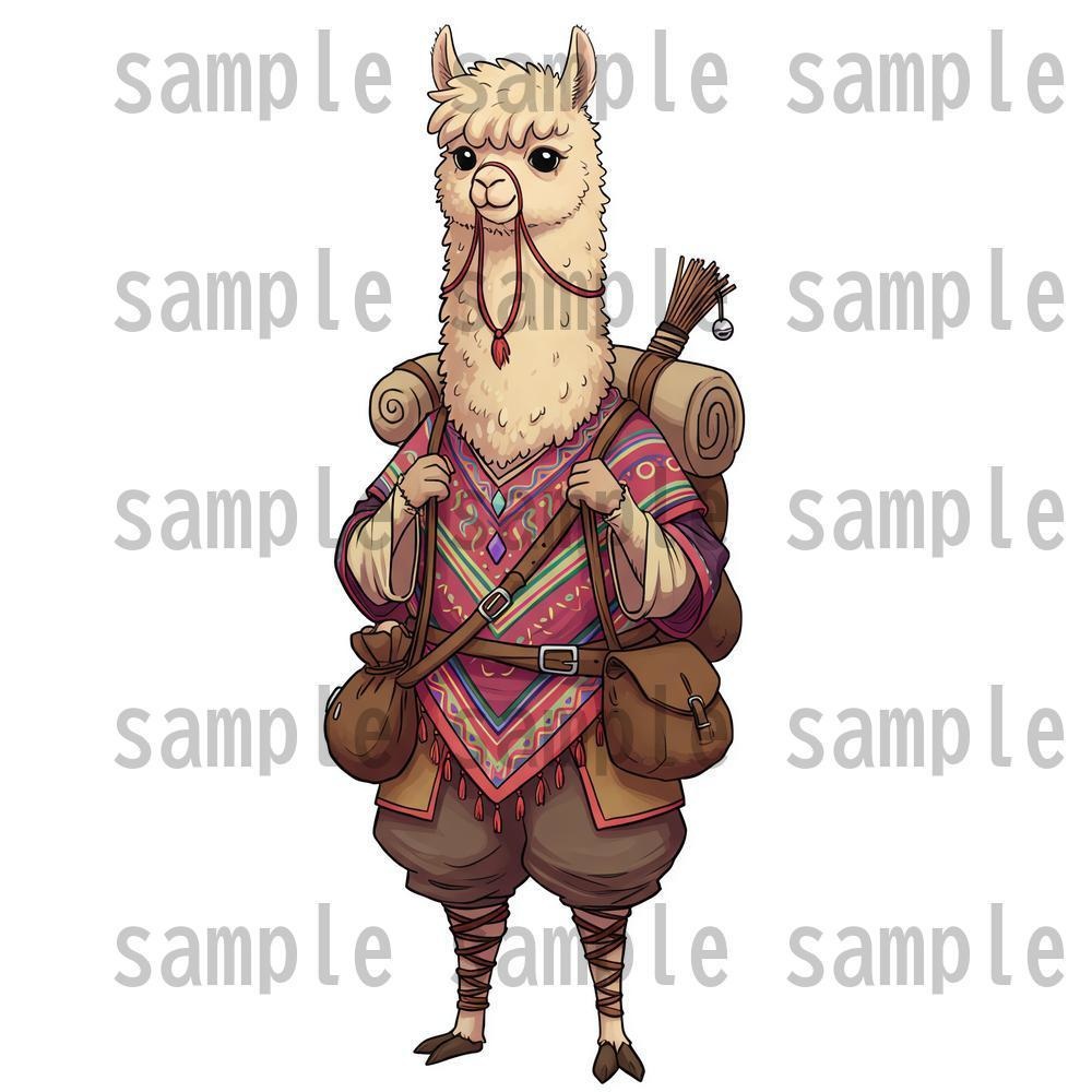 【122枚】獣人・亜人 61種x各2枚 イラスト立ち絵【著作権フリー素材】