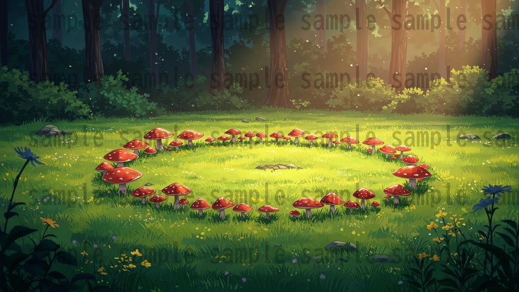 【41枚】ファンタジーRPG 森の背景イラスト【著作権フリー素材】TRPG/風景画/ゲーム