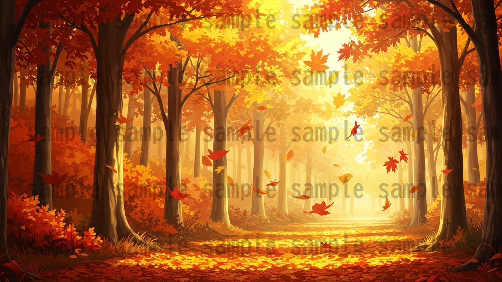 【41枚】ファンタジーRPG 森の背景イラスト【著作権フリー素材】TRPG/風景画/ゲーム