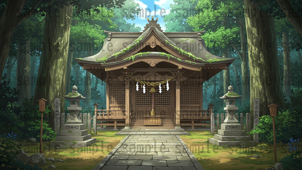 【41枚】ファンタジーRPG 森の背景イラスト【著作権フリー素材】TRPG/風景画/ゲーム