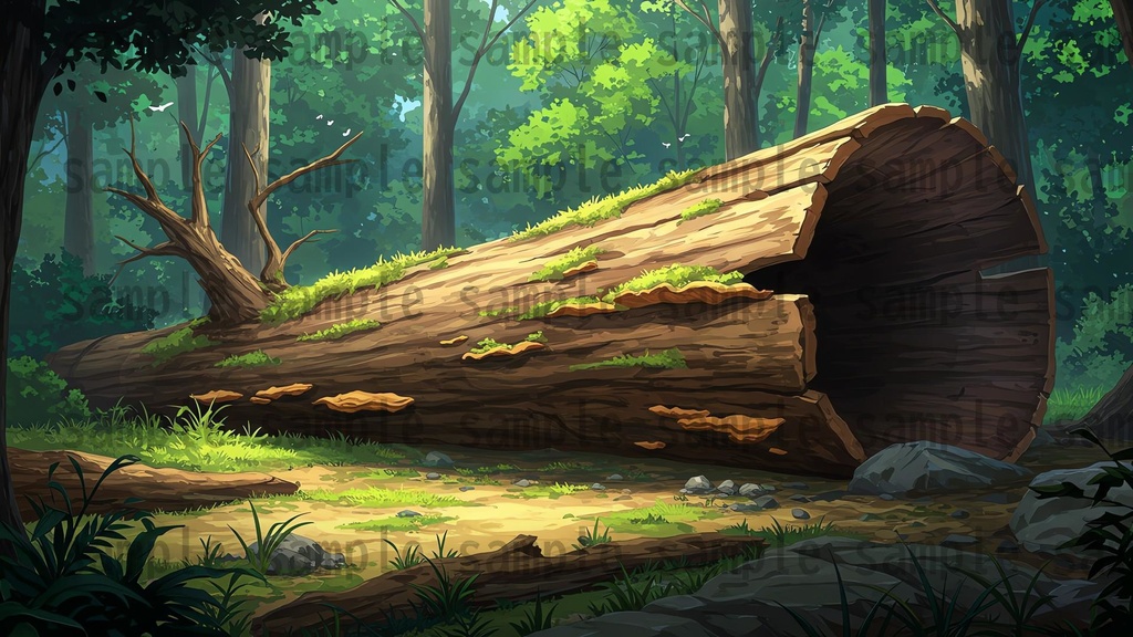 【41枚】ファンタジーRPG 森の背景イラスト【著作権フリー素材】TRPG/風景画/ゲーム