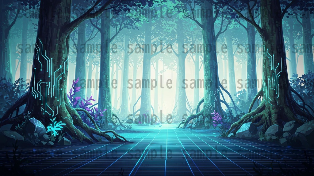 【41枚】ファンタジーRPG 森の背景イラスト【著作権フリー素材】TRPG/風景画/ゲーム