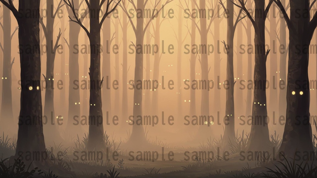 【41枚】ファンタジーRPG 森の背景イラスト【著作権フリー素材】TRPG/風景画/ゲーム