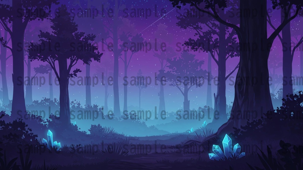 【41枚】ファンタジーRPG 森の背景イラスト【著作権フリー素材】TRPG/風景画/ゲーム
