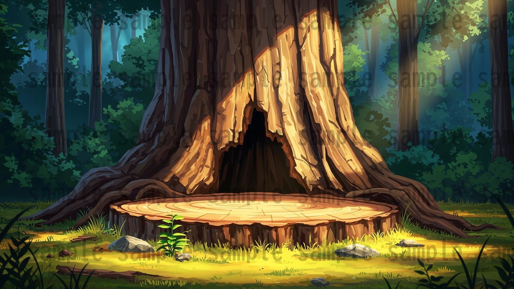 【41枚】ファンタジーRPG 森の背景イラスト【著作権フリー素材】TRPG/風景画/ゲーム