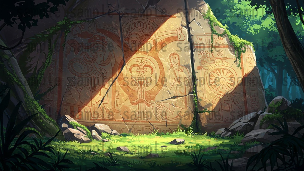 【41枚】ファンタジーRPG 森の背景イラスト【著作権フリー素材】TRPG/風景画/ゲーム