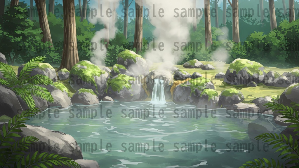 【41枚】ファンタジーRPG 森の背景イラスト【著作権フリー素材】TRPG/風景画/ゲーム