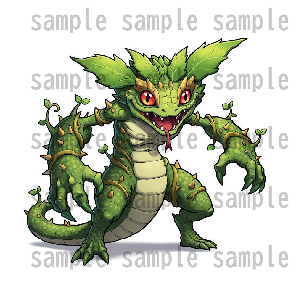 【950体】RPGモンスター19系統x50体 デフォルメデザイン【著作権フリー素材】TRPGや動画・表紙などに!