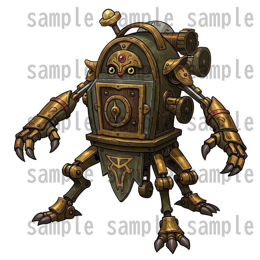 【950体】RPGモンスター19系統x50体 デフォルメデザイン【著作権フリー素材】TRPGや動画・表紙などに!