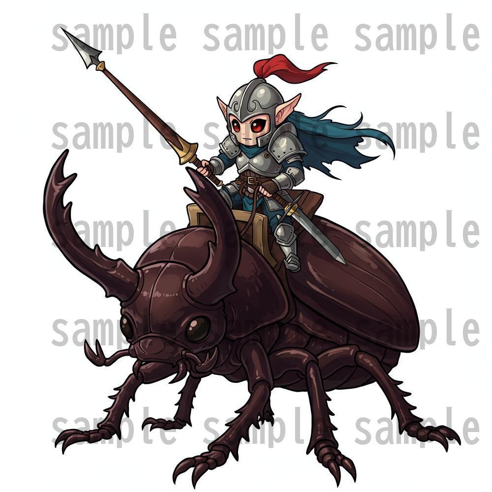 【950体】RPGモンスター19系統x50体 デフォルメデザイン【著作権フリー素材】TRPGや動画・表紙などに!