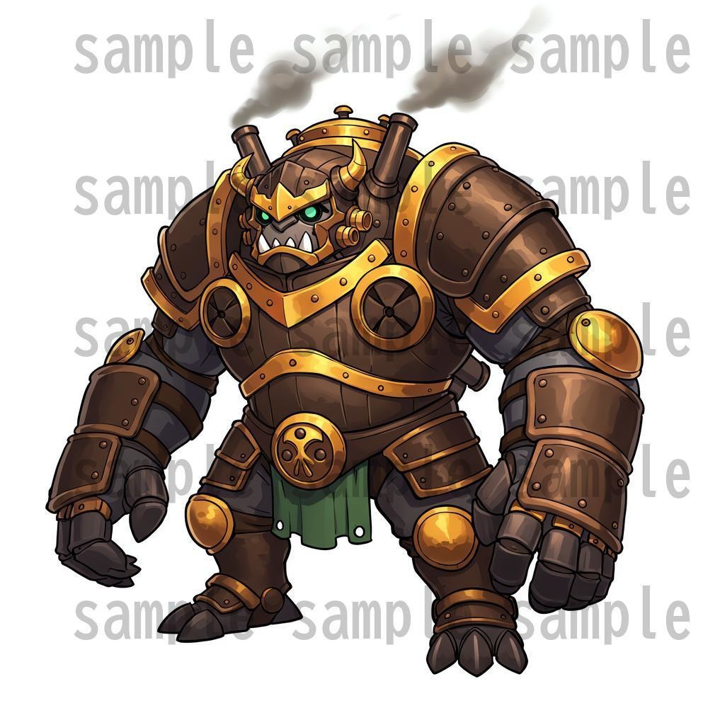 【950体】RPGモンスター19系統x50体 デフォルメデザイン【著作権フリー素材】TRPGや動画・表紙などに!