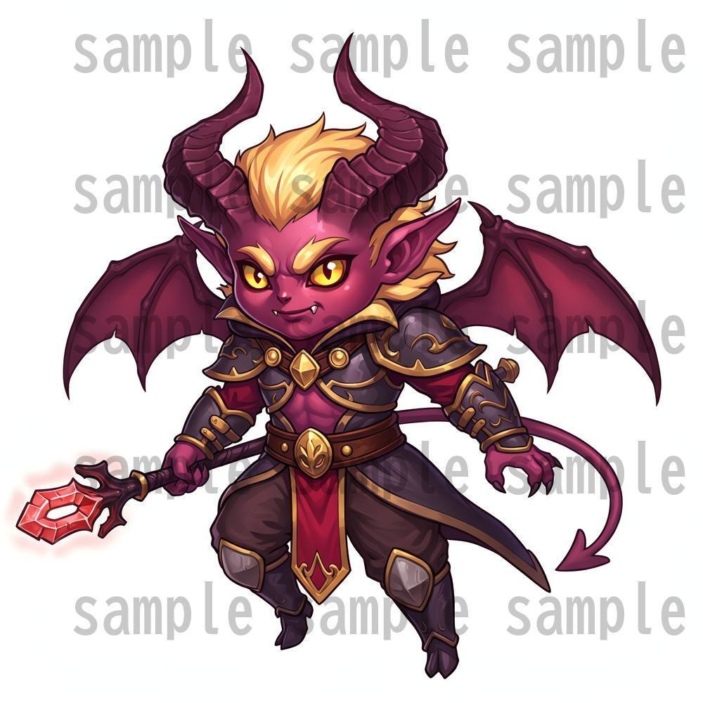 【950体】RPGモンスター19系統x50体 デフォルメデザイン【著作権フリー素材】TRPGや動画・表紙などに!