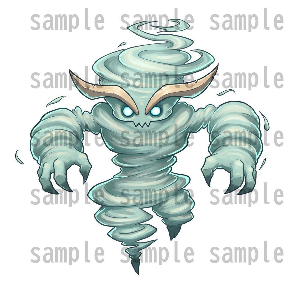 【950体】RPGモンスター19系統x50体 デフォルメデザイン【著作権フリー素材】TRPGや動画・表紙などに!