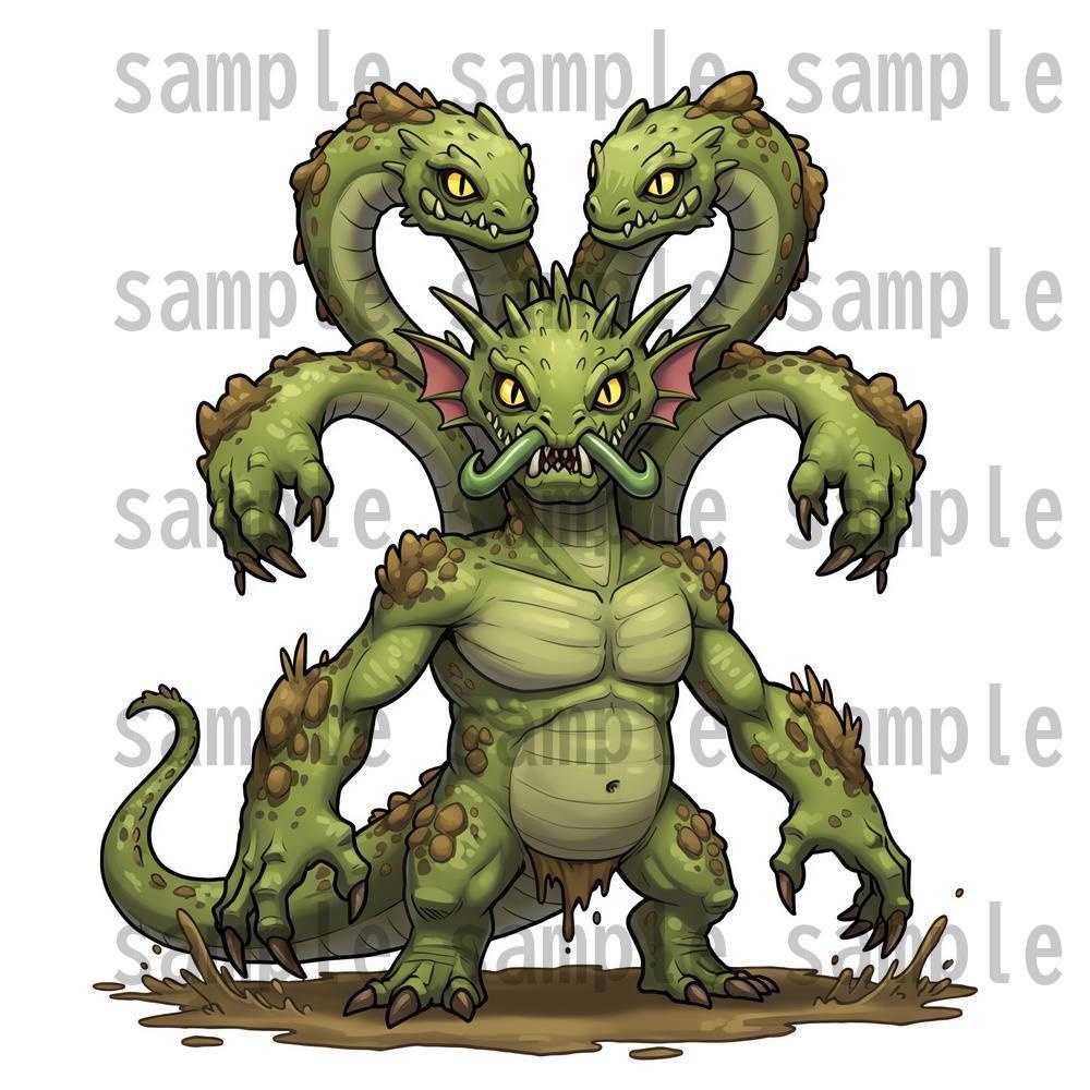 【950体】RPGモンスター19系統x50体 デフォルメデザイン【著作権フリー素材】TRPGや動画・表紙などに!